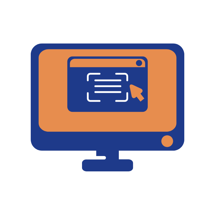 icona sito internet su pc, per servizio di ottimizzazione sito web